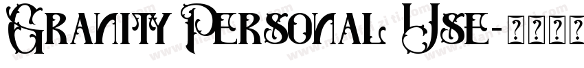 Granity Personal Use字体转换
